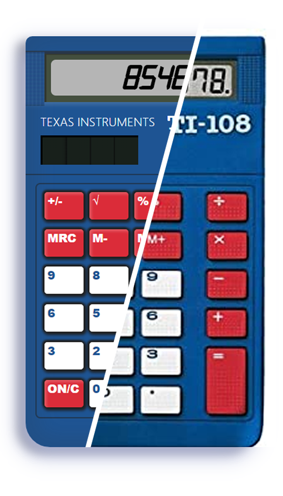 TI-108 Calculator screenshot